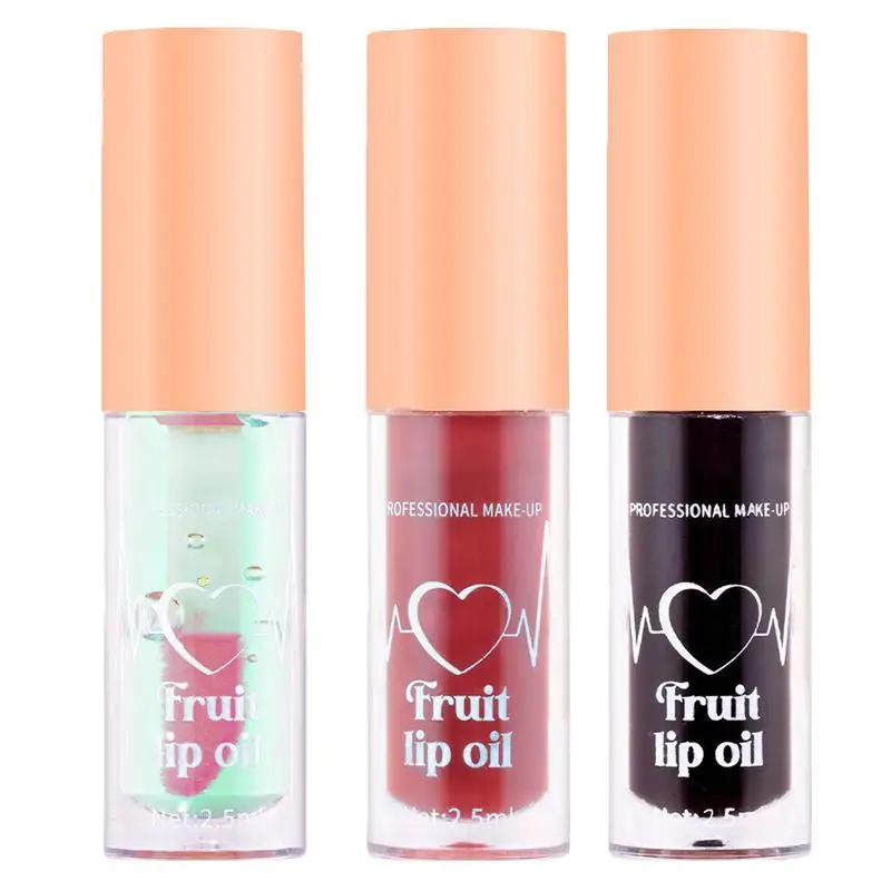 Getönter Lipgloss, fruchtig getönter Lippenbalsam, Temperatur, Farbwechselnder Lippenstift, feuchtigkeitsspendender, nährender Lippenbalsam mit Fruchtgeschmack