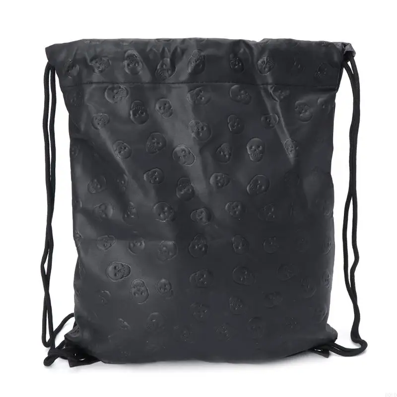 

D0UD New Unisex Bag Skull Drawstring Fashion Outdoor Backpack Bags