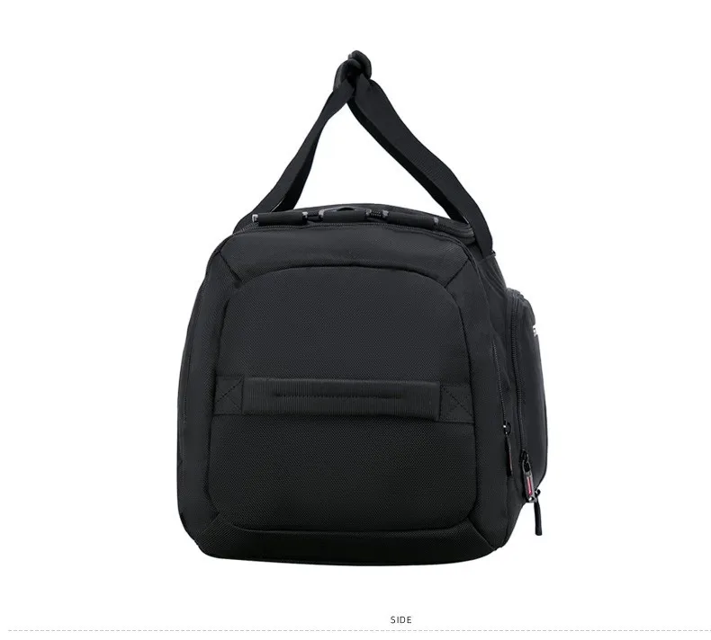 Bolso de mano de viaje para hombre, bolsa de lona para viaje de negocios, corta distancia, deportes, separación seca y húmeda, bolsa de fitness