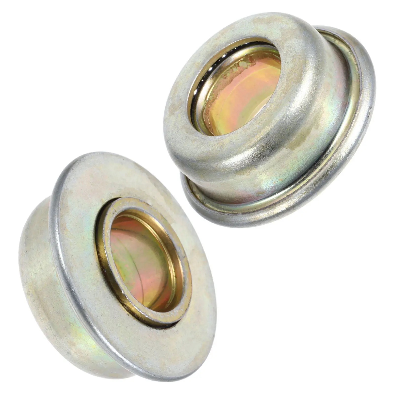 4Pcs Steering Bearings Gold Small Bowl Shape Replacement Front Fork Stem Swivel Wheels for Wheelchairs Walkers Universal