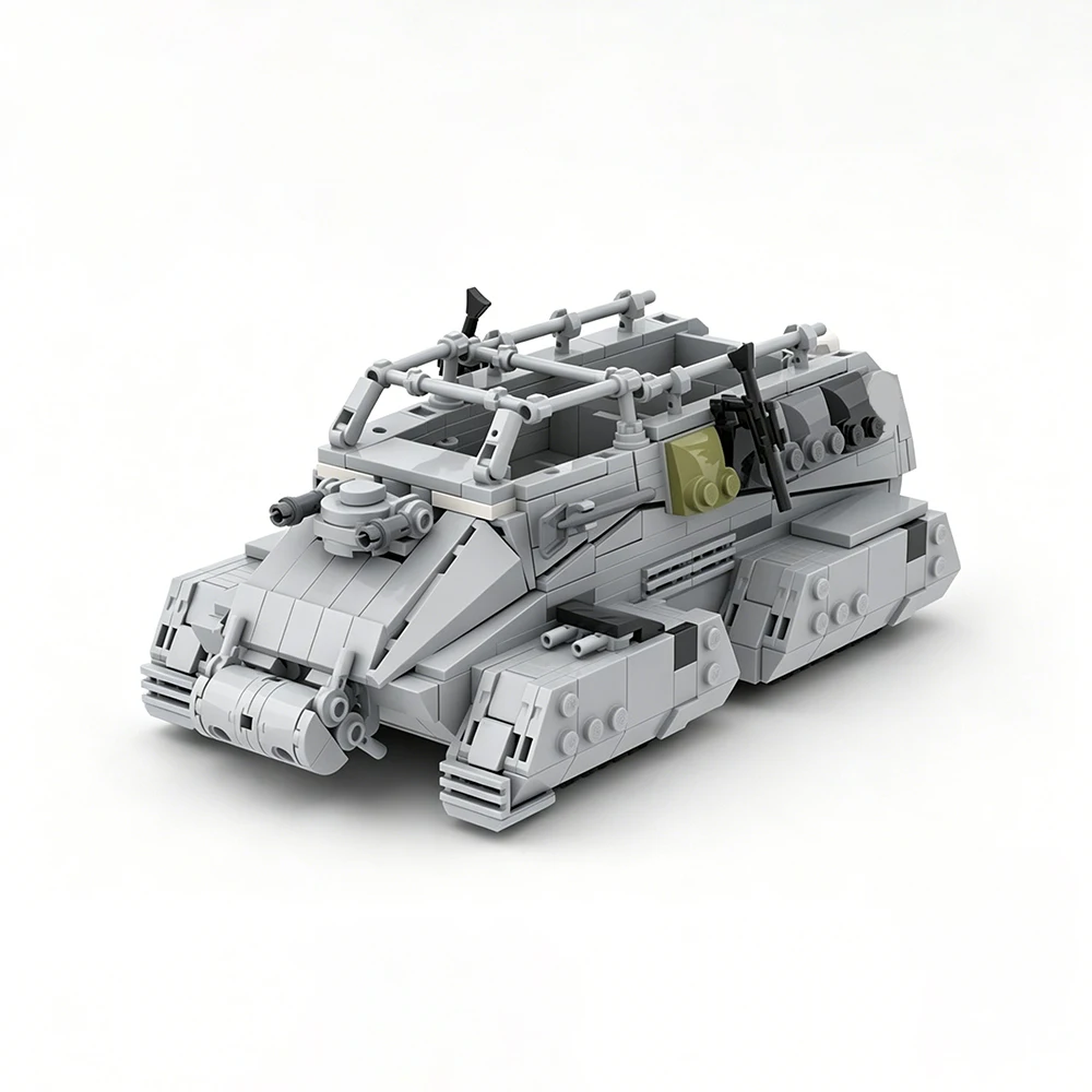 

New MOC Space Cinema Vehicle SKZ-231 Troop Transport Vehicle Model Building Blocks DIY Assembly Children's Toy Boy Holiday Gift