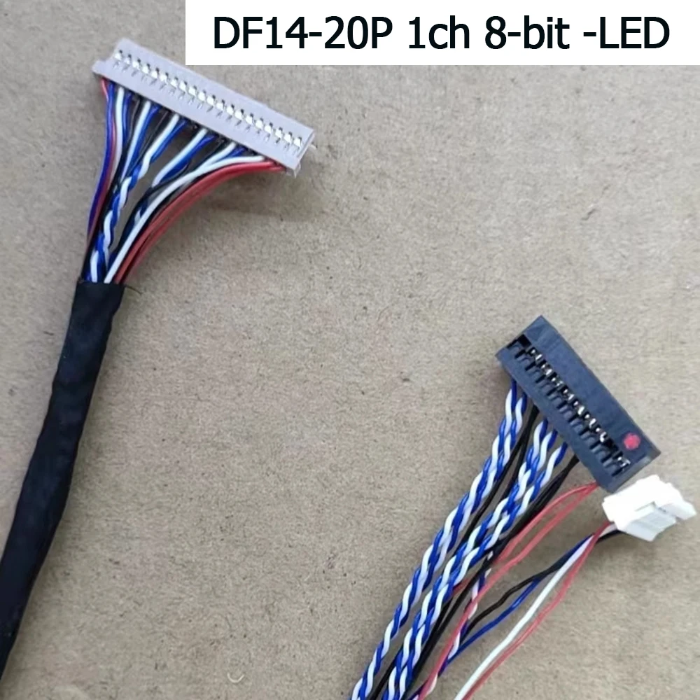 DF14-20P 1ch 8-bit lvds cable for 10.1