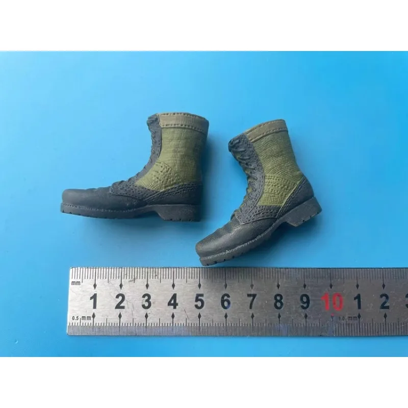 Soldatenstiefel im Maßstab 1:6, 2. Weltkrieg, taktische Kampfstiefel der US-Armee, Kunststoff-Hohlschuhe, Modell für 12-Zoll-Körper mit männlichen Actionfiguren