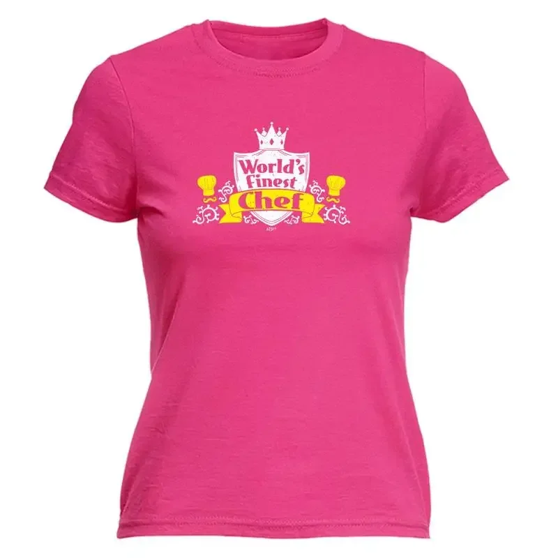 Worlds Finest Chef Womens T Shirt Funny Novelty Gift
