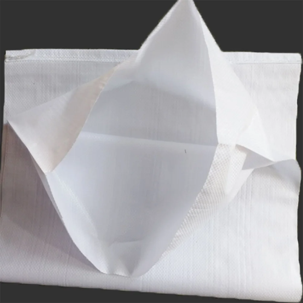 

20Pcs Woven Bag Plastic Snakeskin Sack for Home Moving College Dorm Long Journey Clothing Storage Reusable Strong