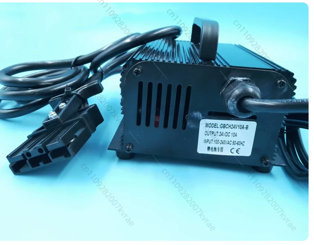 Electric forklift, lithium battery external 24V10A charger black plug 75X for JAC for Heli for Longgong
