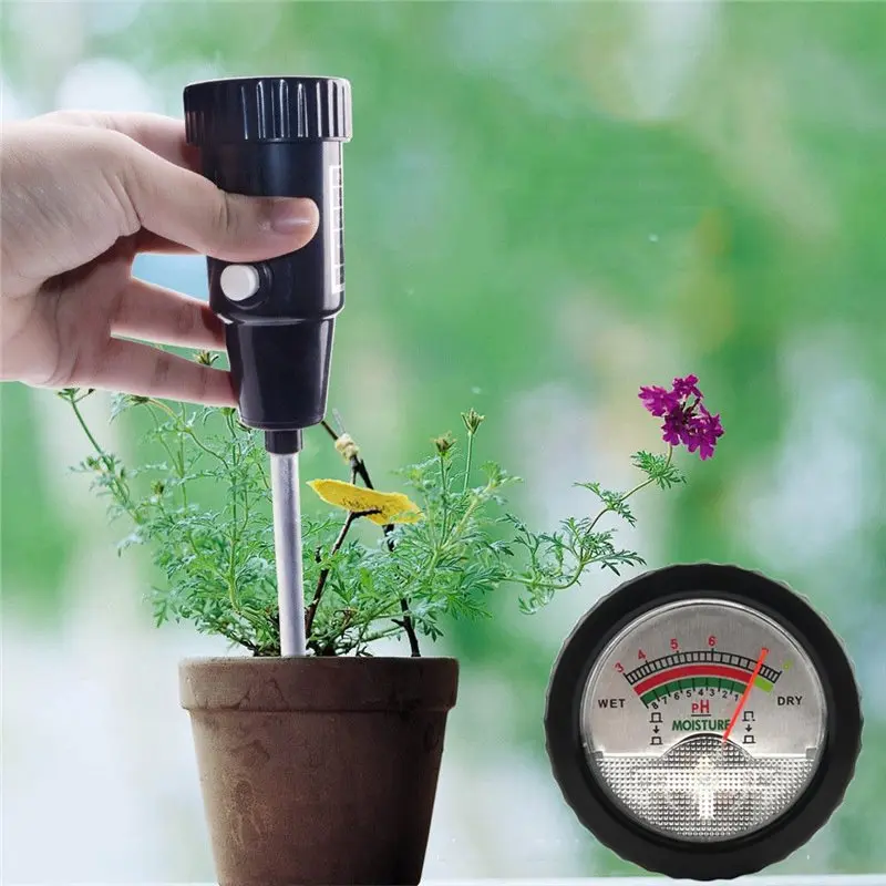 BOFO Soil Moisture Tester Waterproof With Long Electrode Probe& PH Measurement Functionality
