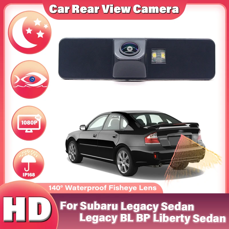 Car Rear View Camera For Subaru Legacy Sedan Legacy BL BP Liberty Sedan Full HD Night Vision Reverse Parking Camera Waterproof