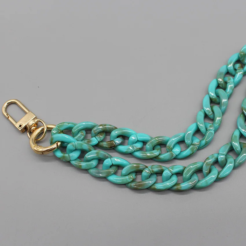 120cm Acrylic Phone Chain Lanyard For Women Girls Colorful Anti-Loss Cellphone Mobile Neck Strap Phone Case Jewelry Accessories