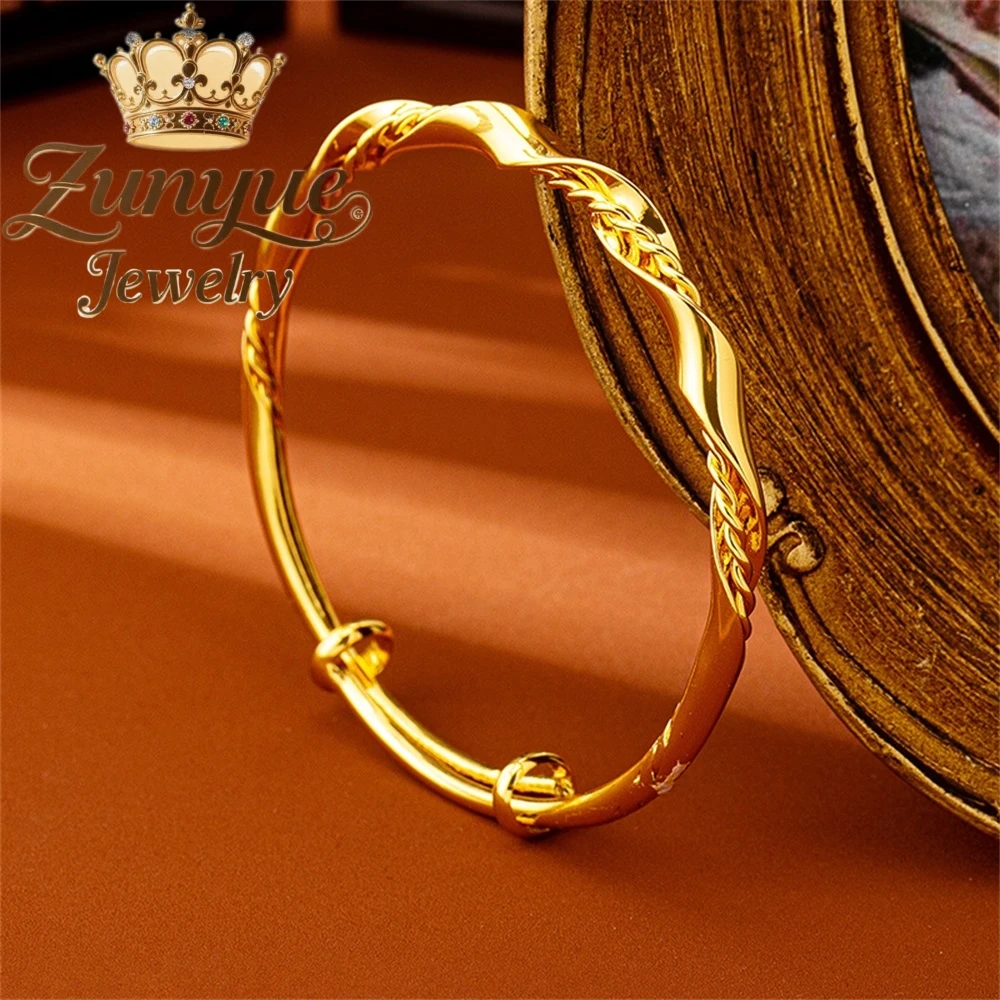 

Sand Gold Bracelet Light Luxury Style Mobius Bracelet Versatile Fashion Jewelry Best Selling Gift For Friend Exquisite Charms