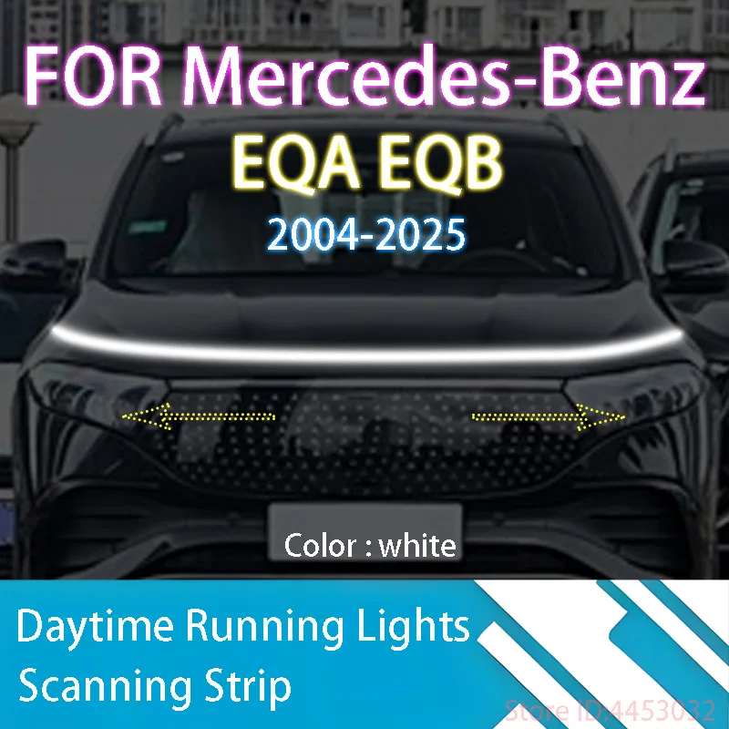 

Для Mercedes-Benz EQA EQB 2005-2025 Обновление светодиодных DRL дневных ходовых огней, сканирование, пусковое освещение, направляющая для вождения, декоративные лампы 12 В