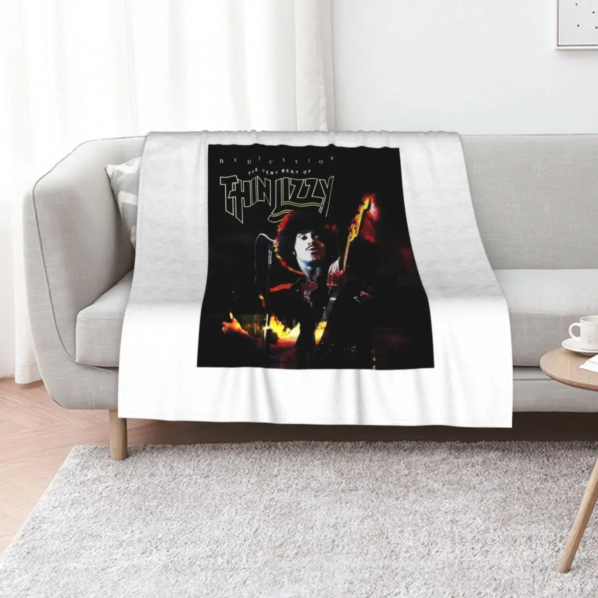 thin lizzy Love YouFunny Throw Blanket Loose Sofa Throw Stuffeds Warm Custom Designers Blankets