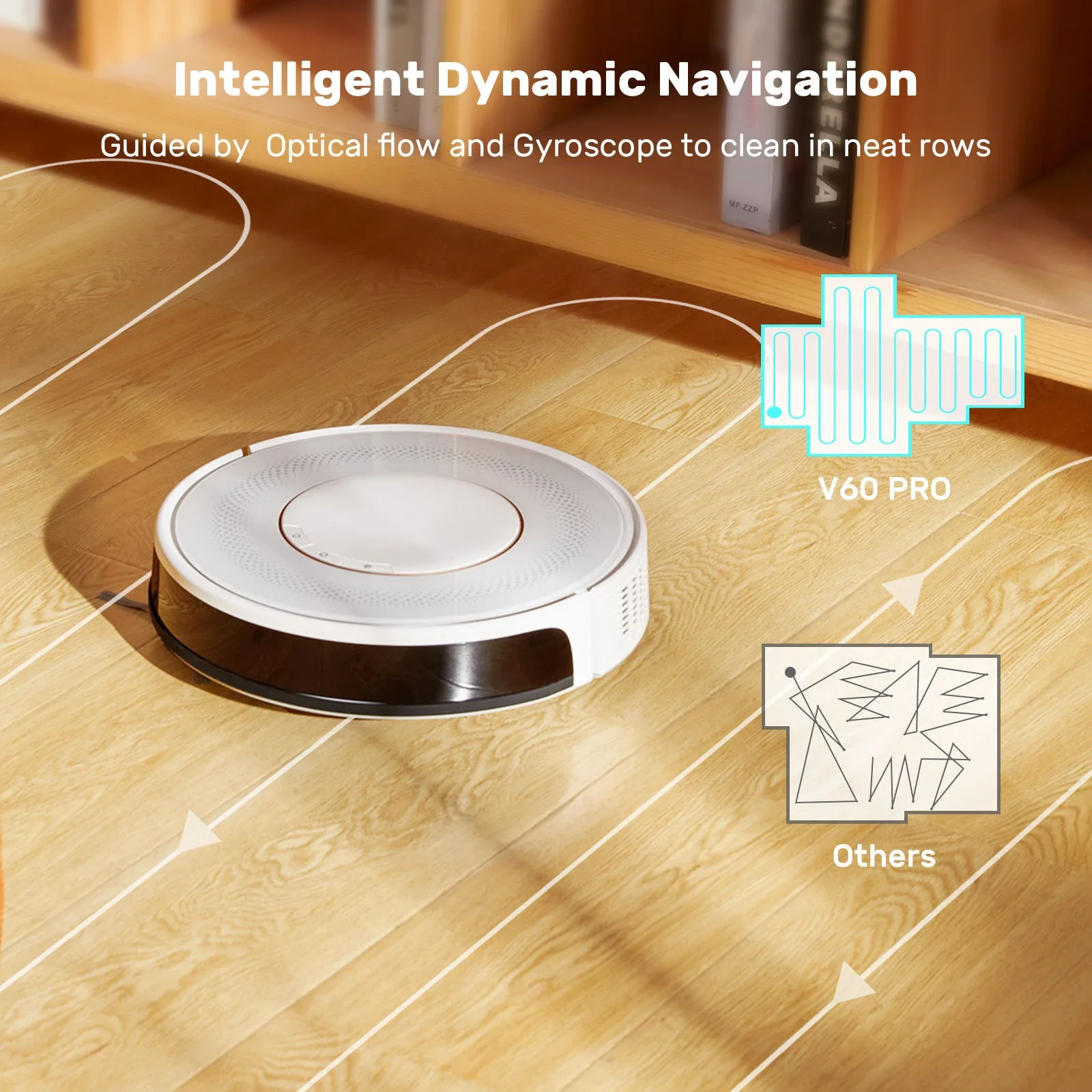 Intelligent Sweeping Mopping Robot with App Control Robot Vacuum Cleaner with Self-emptying Dustbin