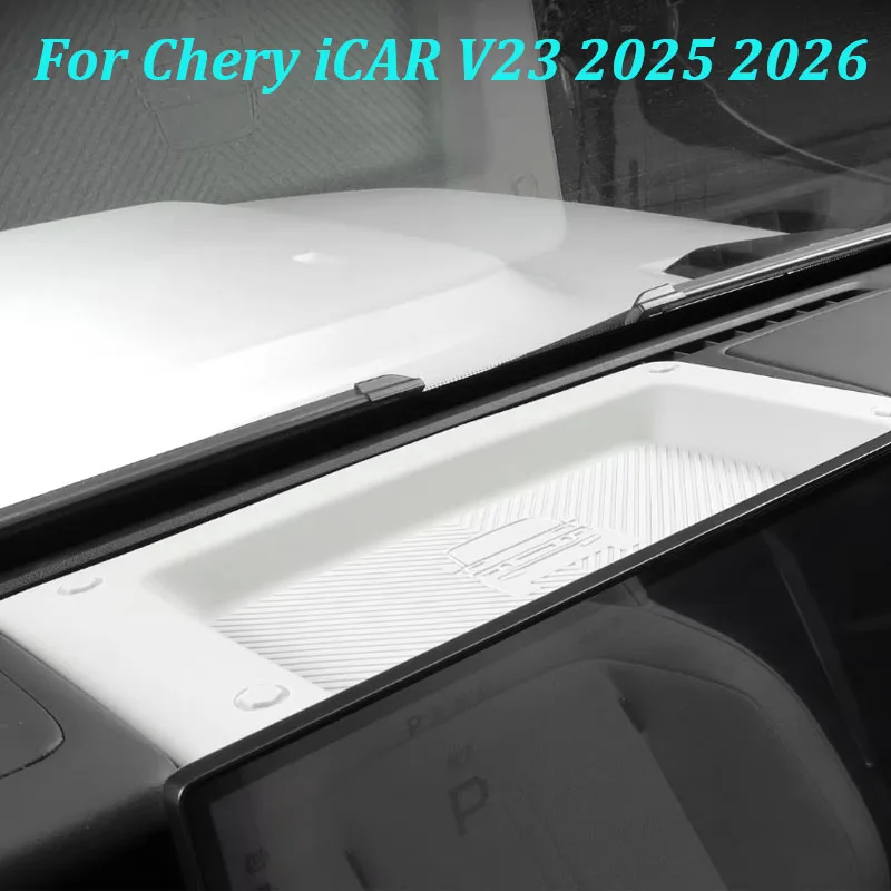 

Для Chery ICAR V23 2025 2026: Силиконовый коврик-органайзер на приборную панель, противоскользящий держатель для телефона, пылезащитный коврик, аксессуары для интерьера автомобиля