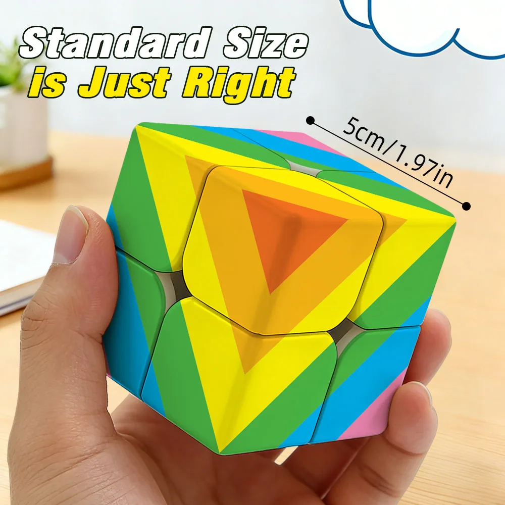 6 Color Cube, 2x2 Cube Puzzle Cube, 3x3 Puzzle, 4x4 Ideal Cube Puzzle, Christmas/Birthday Gift
