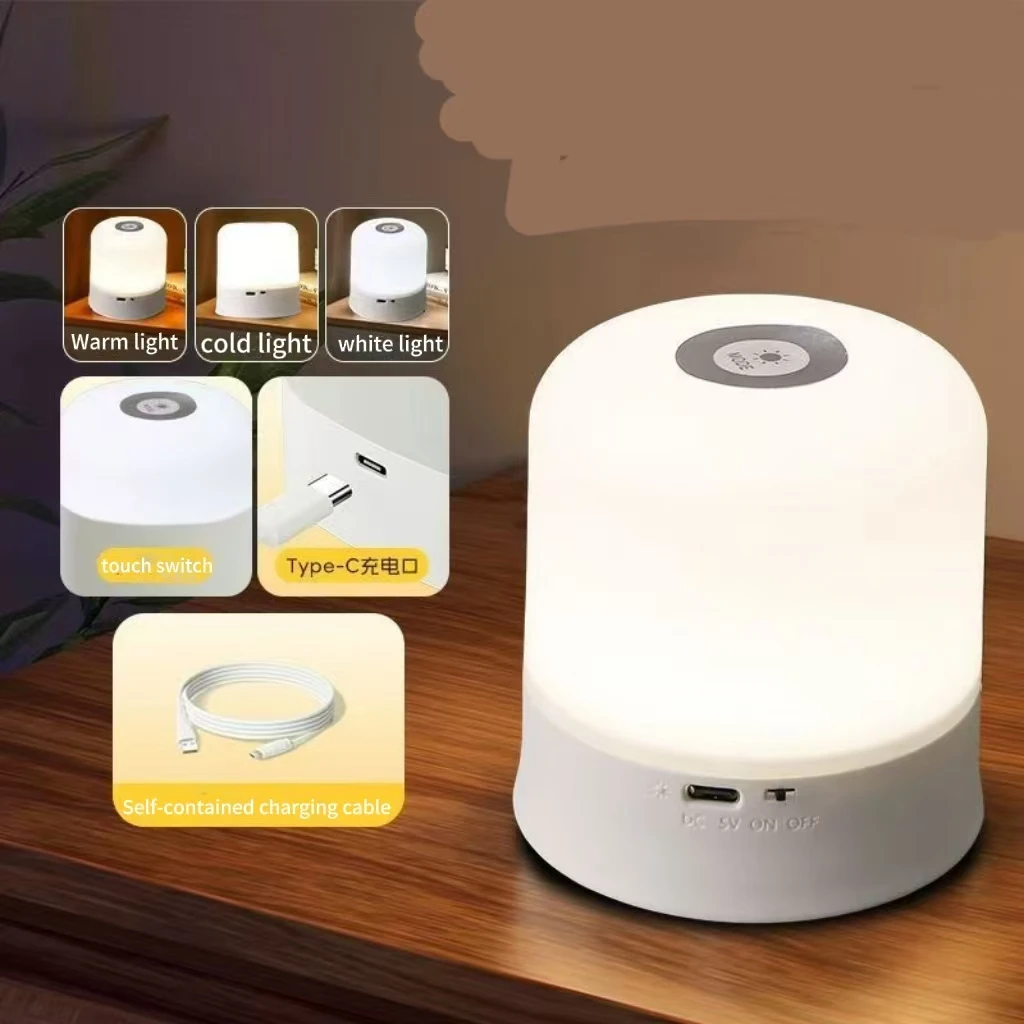 Led mini nightlight estudante dormitório proteção para os olhos cabeceira luz noturna quarto