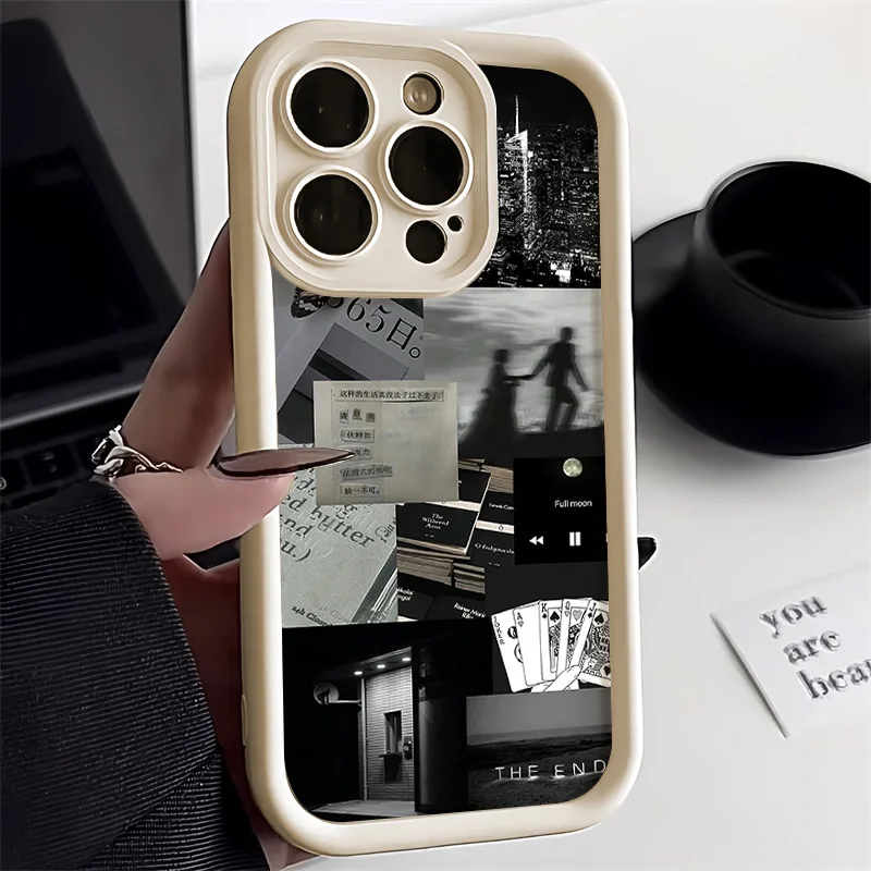 Daily Life Phone Case For iPhone 15 Pro Case iPhone 11 13 12 14 Pro Max 7 8 Plus XR XS SE 2020 Shockproof Bumper Silicone Cover image 3