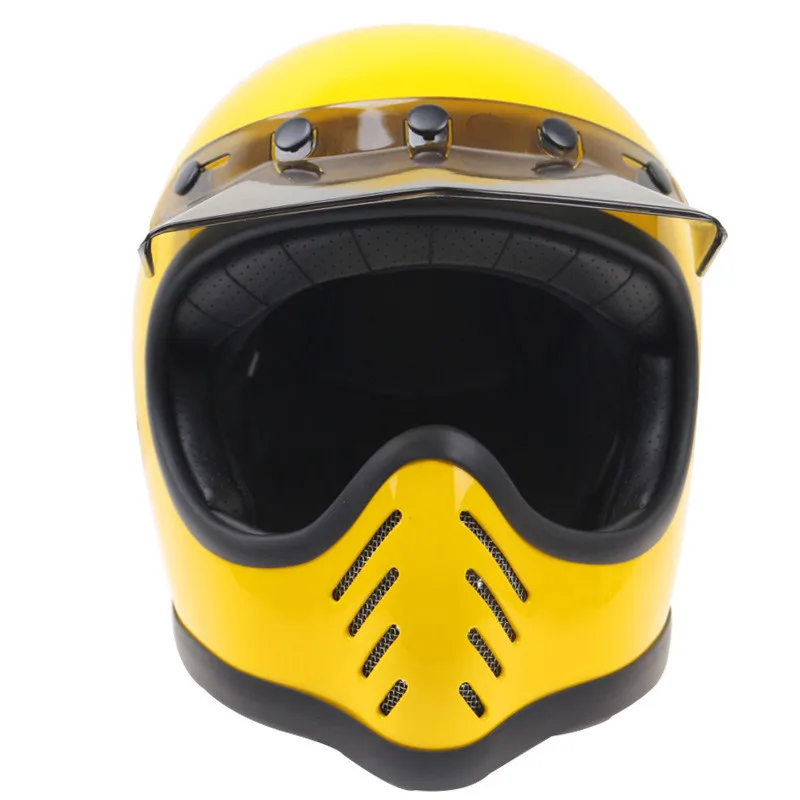 

Latest Dot Approved Full Face Motorcycle Helmet Japan Technology Korea Style Vintage Capacetes Paro Moto Motocross Casuqe Moto