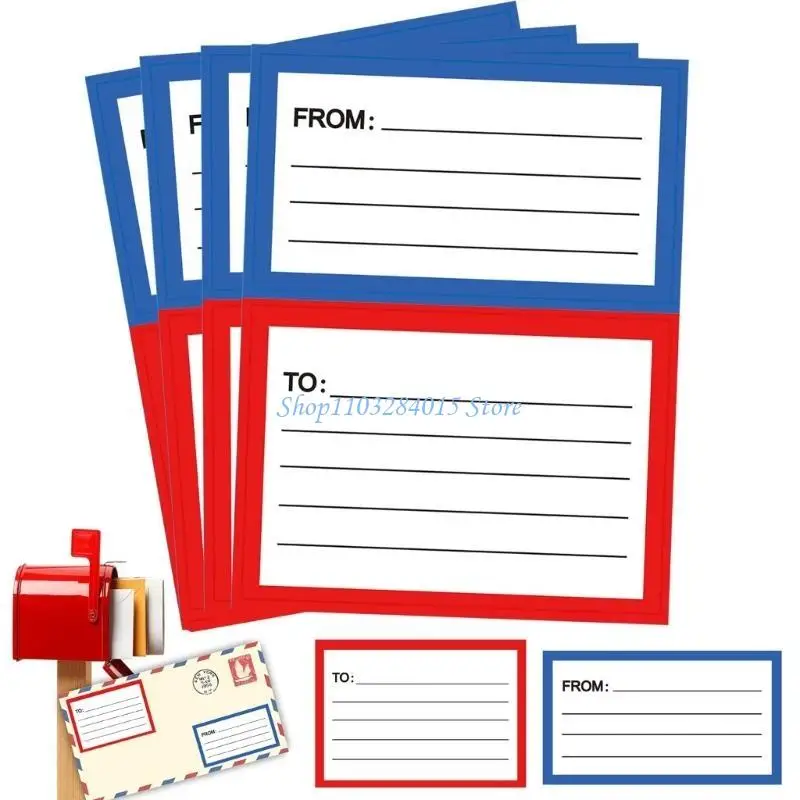 R6FF 50/100/240 Sheets Mailing Labels Stickers from/to Address Mailing Label for Home