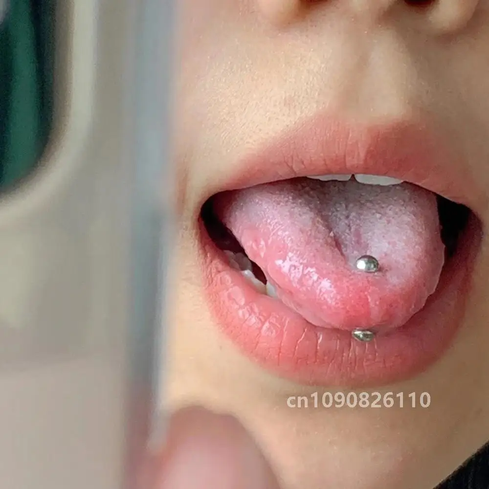 1 OF 5 STKS Rvs Oorkraakbeen Helix Industriële Piercing Oorbel, Tong Piercing Bar, Stud Oorbellen