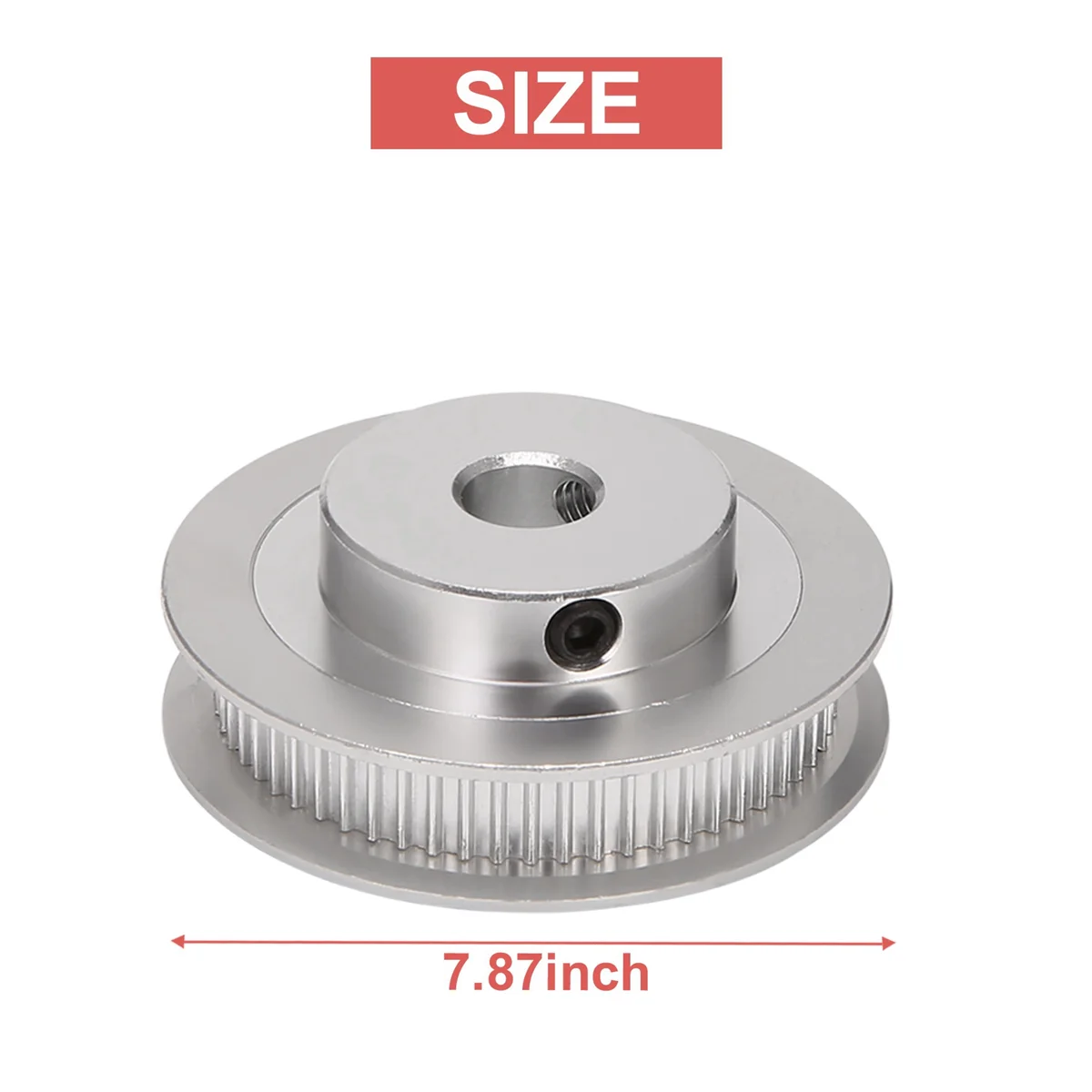 2Gt Synchronous Wheel 1:3 Reduction Transmission Pulley Pulley Model Mechanical Belt for 3D Printer - 200X8X8Mm