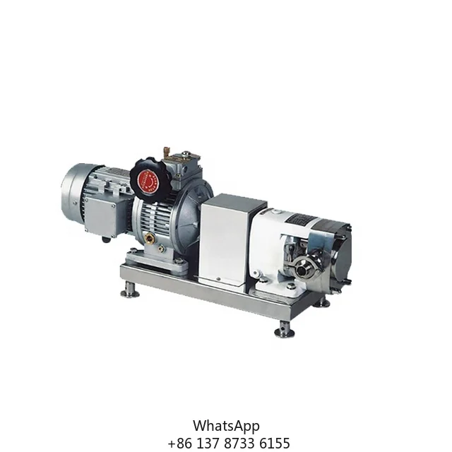 2025 Latest Models Best Selling Attractive Price 7.5HP 5.5KW ZB3A-52 Sanitary SS316L Stainless Steel Cam Rotor Lobe Pump
