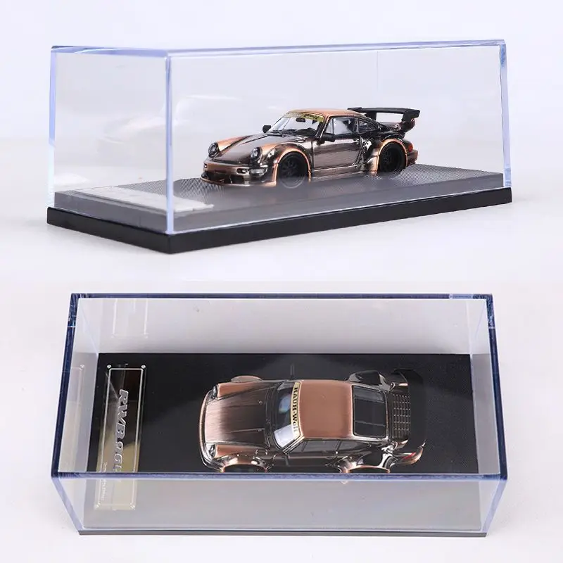 Diecast Model Car Star Model 1/64 Porsche RWB 964 GTCar Modalità Argento Porsche Gioca Veicoli Giocattoli per Ragazzi