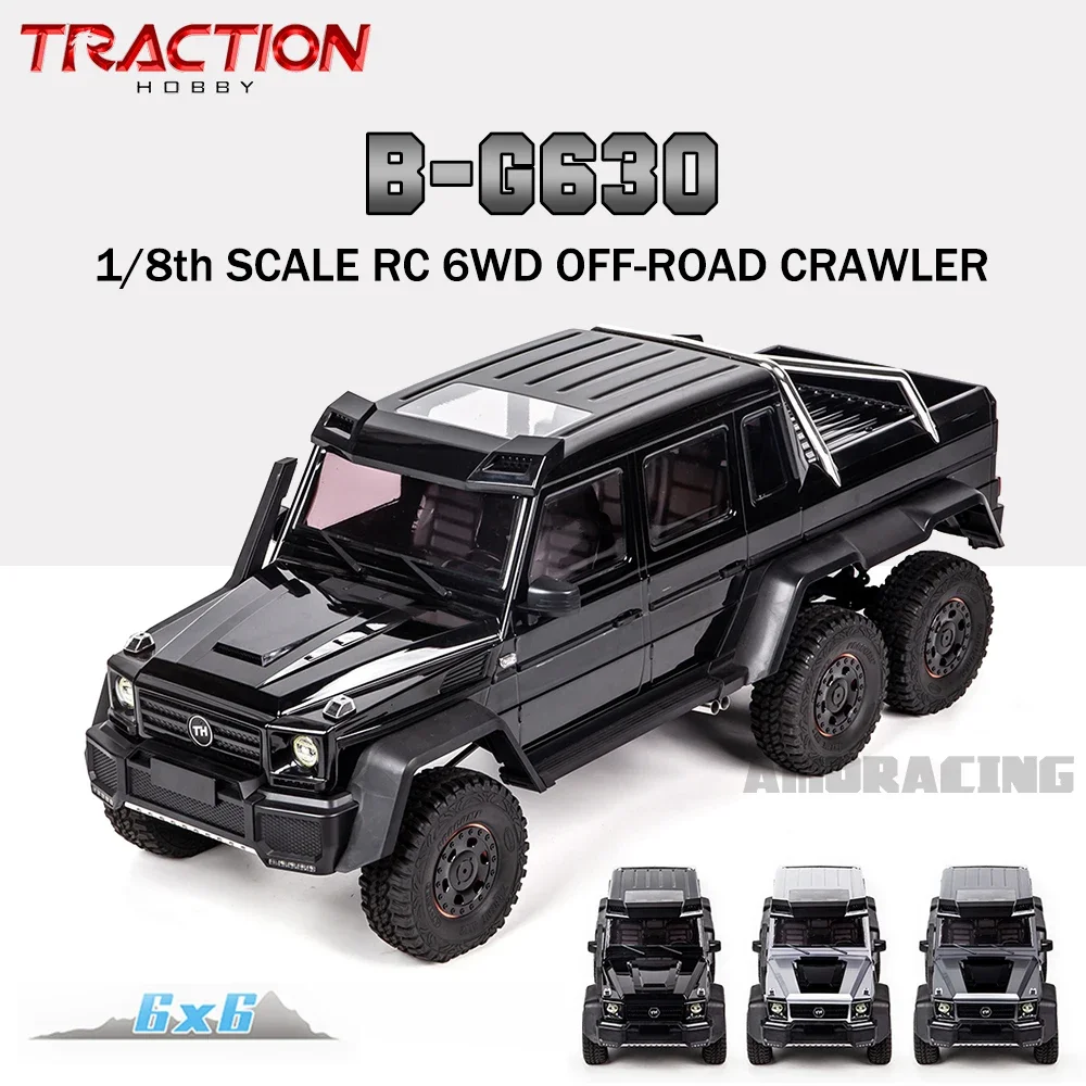 

TRACTION HOBBY KM6 B-G630 6X6 6WD 1/8 RC электрическая модель с дистанционным управлением автомобиля внедорожный гусеничный игрушки для взрослых и детей