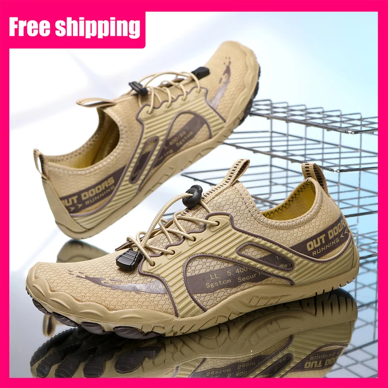 Zapatos de Vadeo Unisex de Cinco Dedos, Antideslizantes, con Suela de Goma de Drenaje, de Secado Rápido, para Playa, Río y Natación