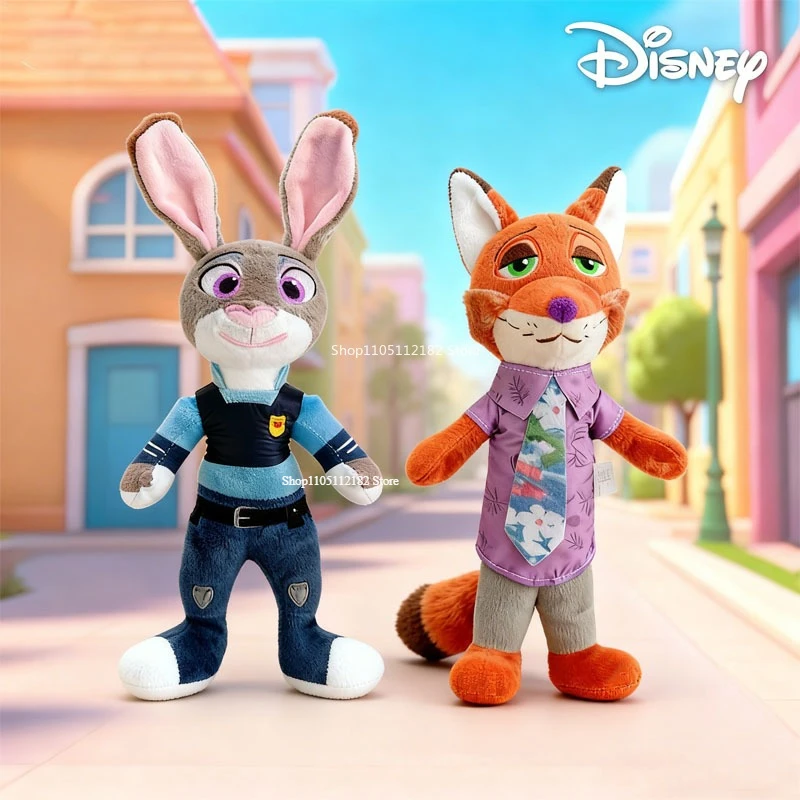 

Горячая Zootopia Disney мультфильм аниме плюшевая игрушка лиса Ник Уайльд кролик Джуди Хоппс кукла мягкие игрушки животные подарки на день рождения для детей