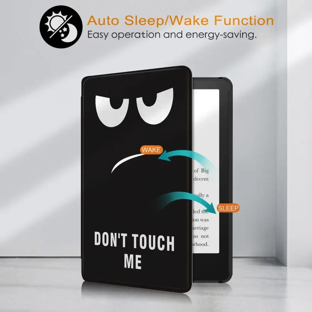 Per Kindle Paperwhite 12th Generation Case 2024 Signature Edition Custodia in pelle da 7 pollici con cinturino da polso SA568B Auto Sleep Cover