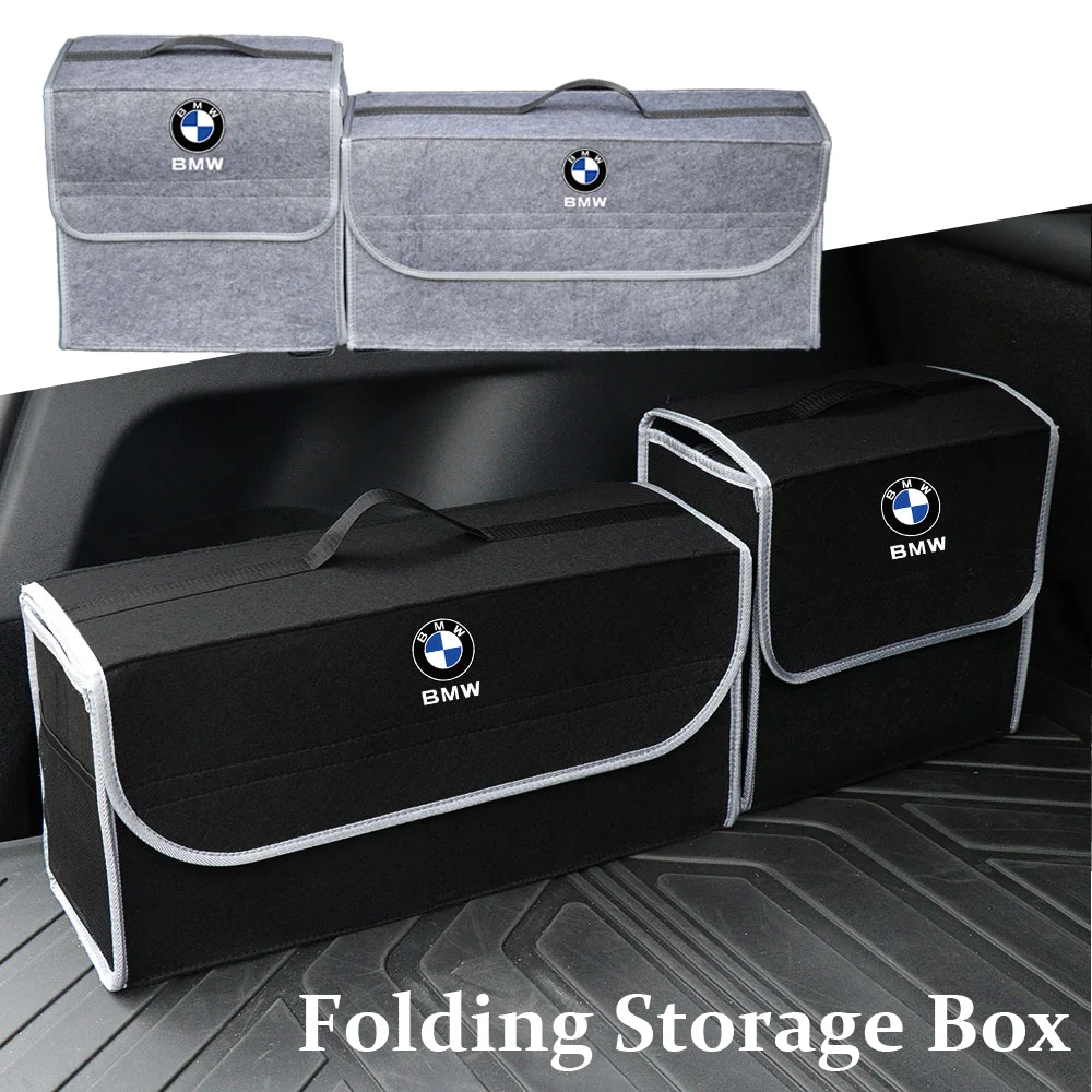 Car Large Capacity Foldable Trunk Storage Box Sundries Organizer Bag For BMW 1 3 5 7 Series M Performance M3 M5 M6 F01 F20 F10