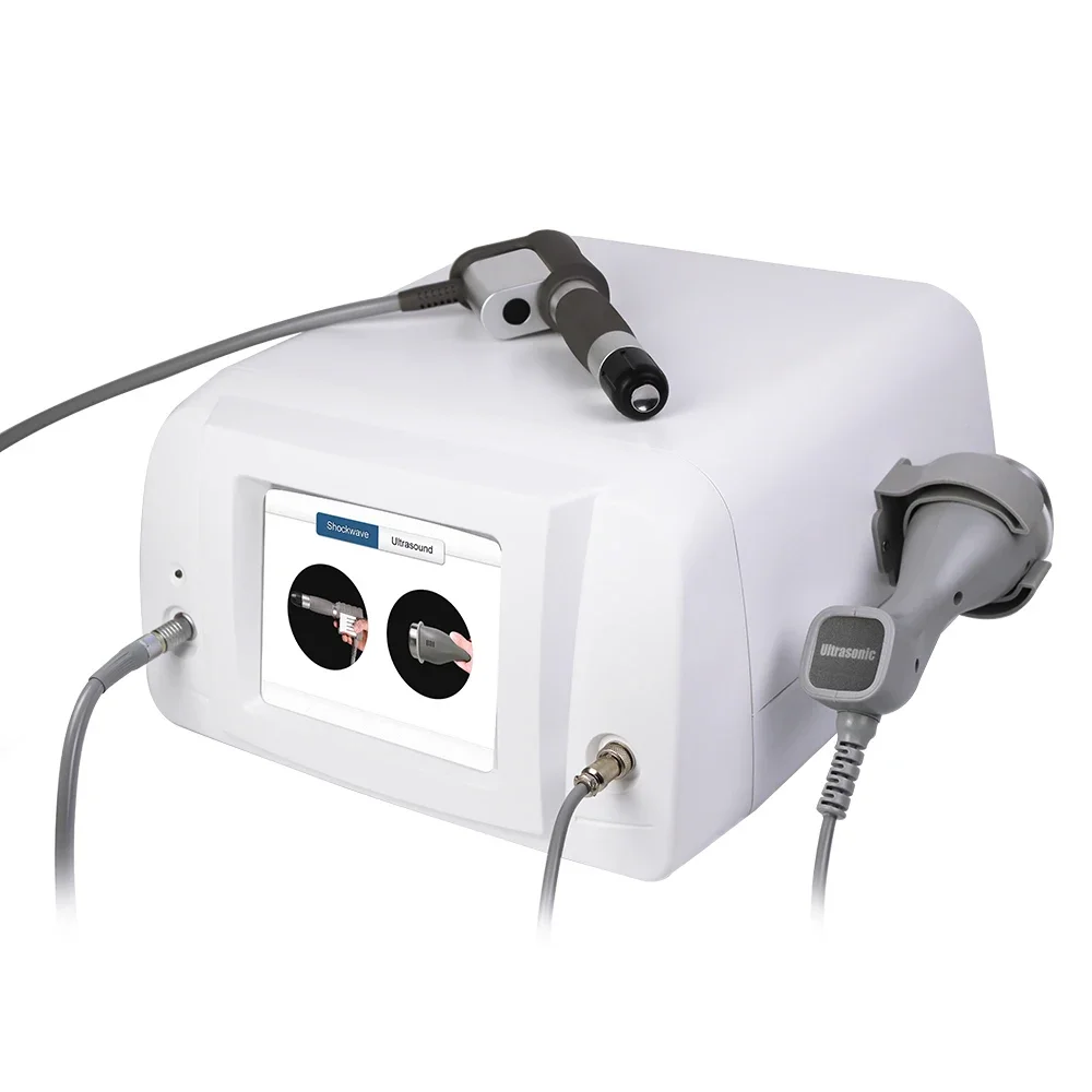 Portable ESWT Physical Shockwave Ultrasound Physiotherapy Machine 1&3 mhz Pain Relief