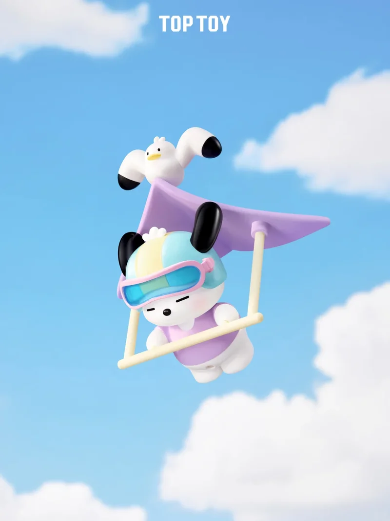 الجديد في المخزون Toptoy Pochacco سلسلة مذكرات السفر مفاجأة صندوق أعمى لطيف سطح المكتب حلية جمع لعبة هدية عيد ميلاد لفتاة