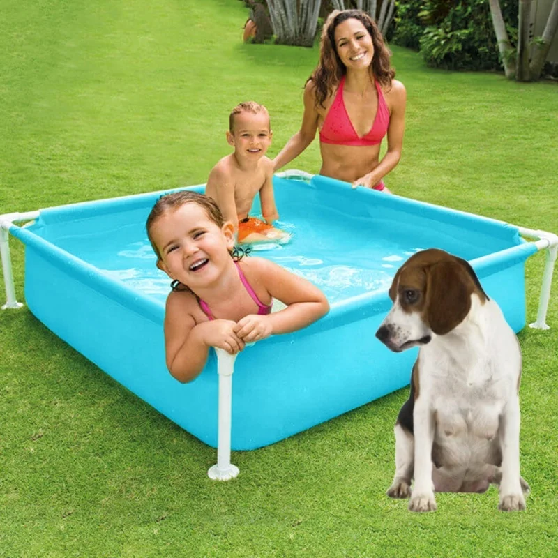 USMILEPET Foldable Dog Bath Pool Collapsible Dog Pet Pool Bathing Tub Kiddie Pool For Medium Large Dogs