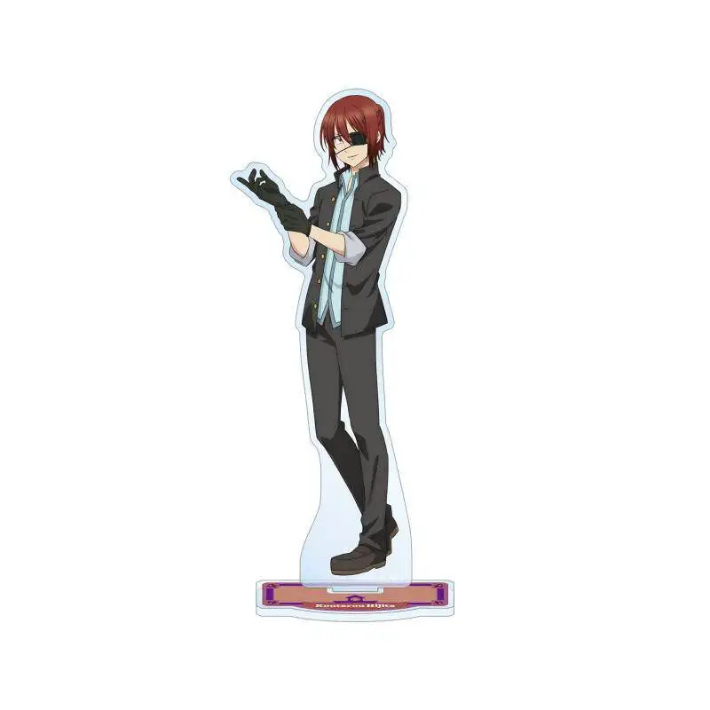 Anime A Terrified Teacher at Ghoul School! Mamekichi Maizuka Human-shaped Acrylic Stand Model Plate Keychains Desk Decor