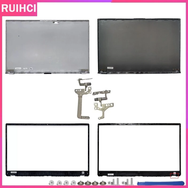 

For VivoBook 15 X512F A512 A512F F512 X512 V5000F V5000J V5000D Laptop Case Notebook LCD Back Cover Front Frame Hinges