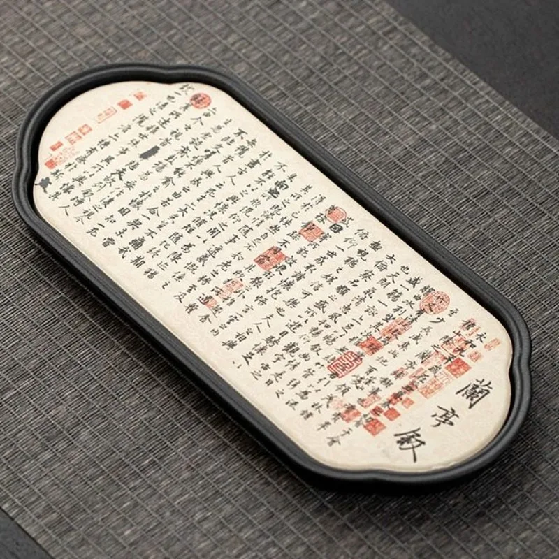 

Ceramic Luxury Tea Tray Accessories Office Storage Chinese Ceremony Rectangle Tea Tray Coffee Pot Bandejas Home Decorationgs