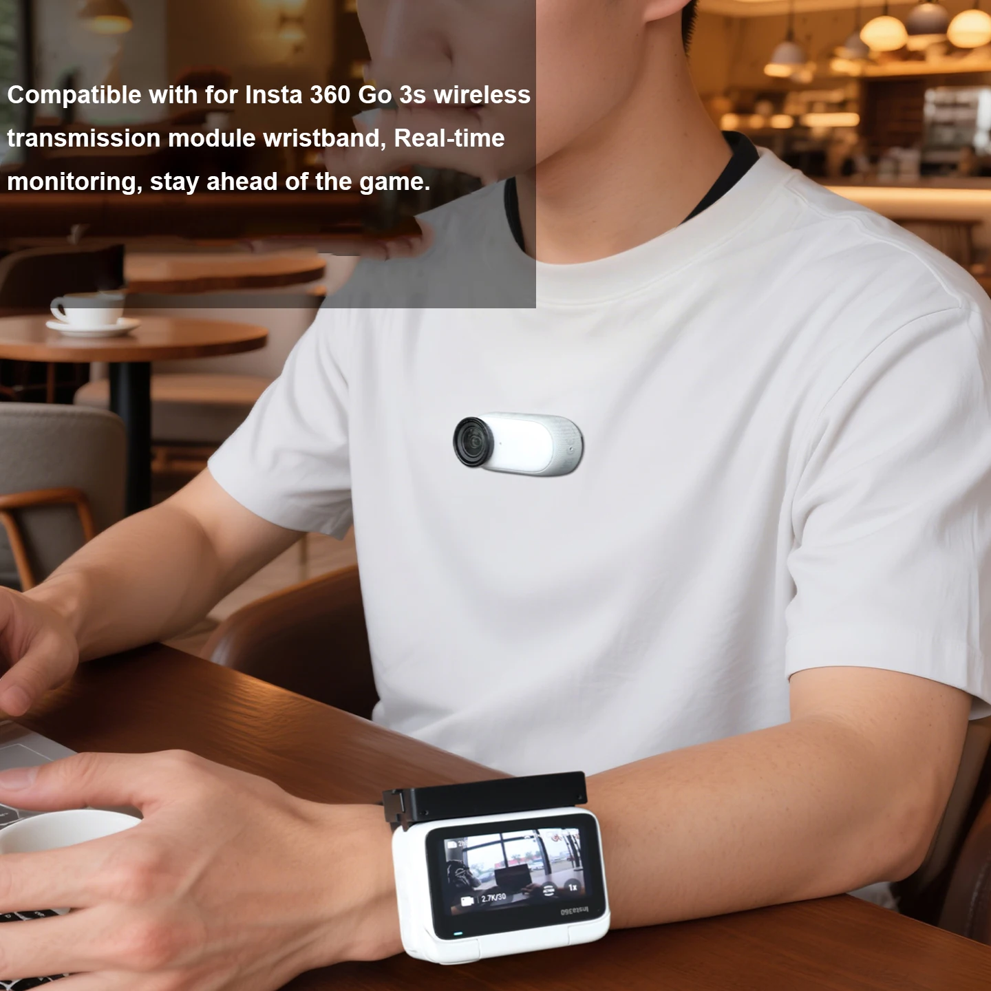 

for insta360 go 3s Hand Wrist Band Strap Mount Adjustable Wristband for insta360 go 3s Sport Camera Accessories