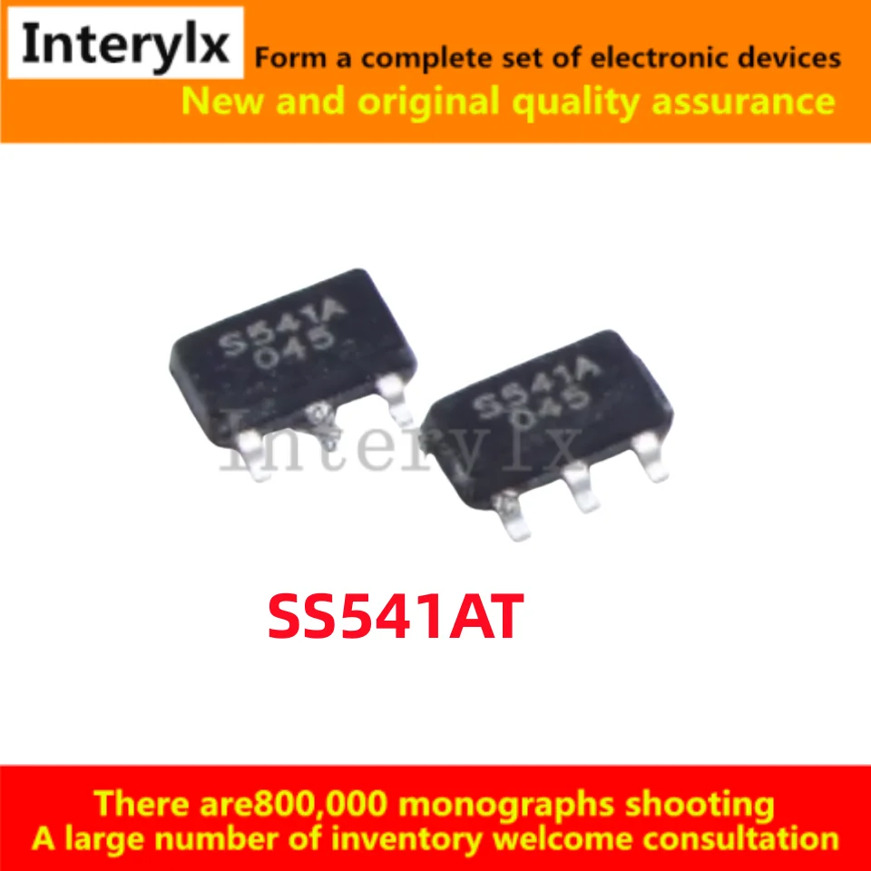 10Pcs/Lot new Hall single-pole sensor chip SS541AT printed wire S541A SS541 patch chip SOT-89