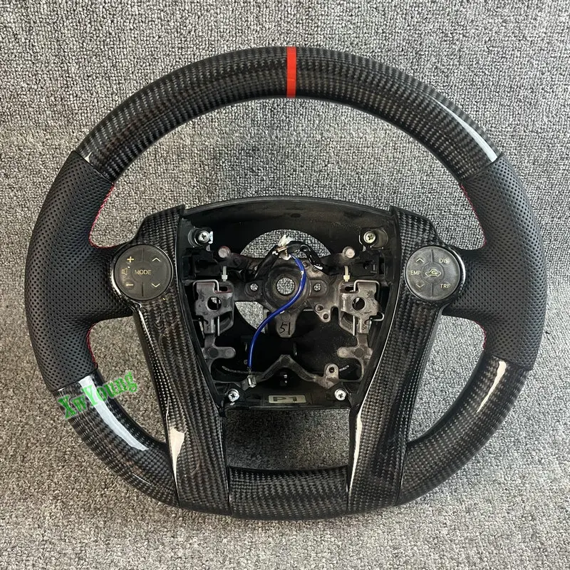 For Toyota Prius Customize 100% Real Carbon Fiber Car Steering Wheel