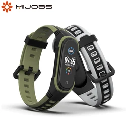 For Xiaomi Mi Band 7 Strap Mi Band 6 5 4 3 Wrist Bracelet Silicone Correa Miband 5 Amazfit Band 5 Strap Wristband Accessories