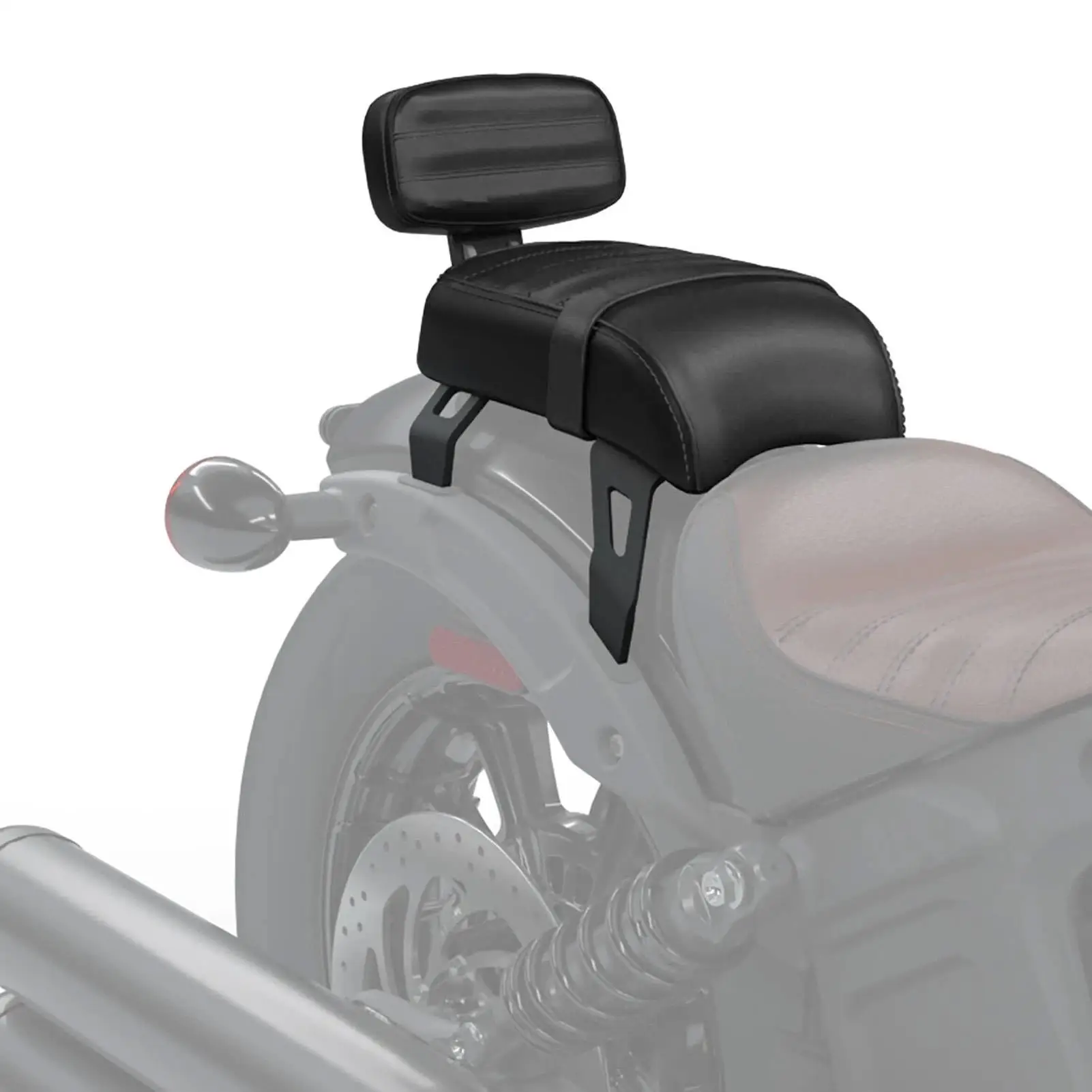 Motorcycle Parts Waterproof Steel Passenger Backrest Set Replacement for Indian Scout for bobber Sixty 2020-2021 for upgrade image 3