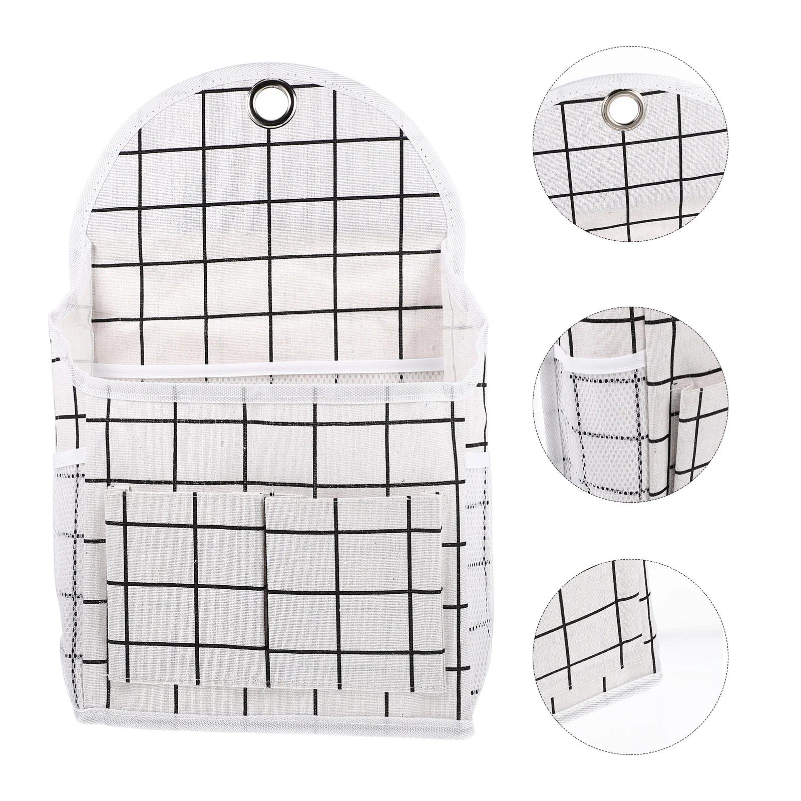 

Bedside Hanging Bag Multipurpose Pouch Compact Design Dormitory Storage Pouch Wall Hanging Organizer Sundries Holder