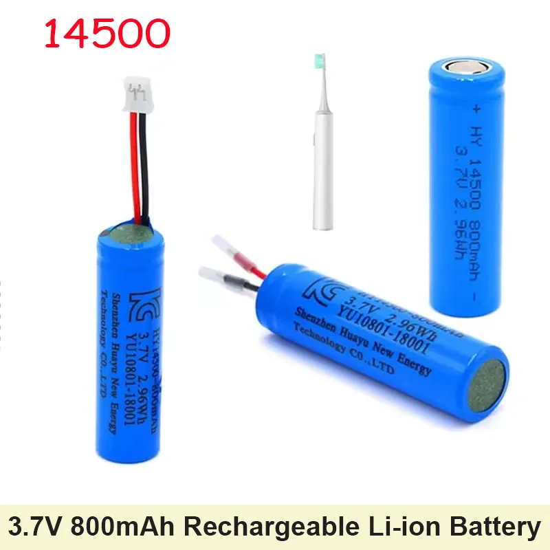 14500 Li-ion Battery for C2 D828 3.7V 800mah Rechargeable for JJRC Stunt Dump RC Car Boat Tank Truck Replace Toy Accessory SM-2P