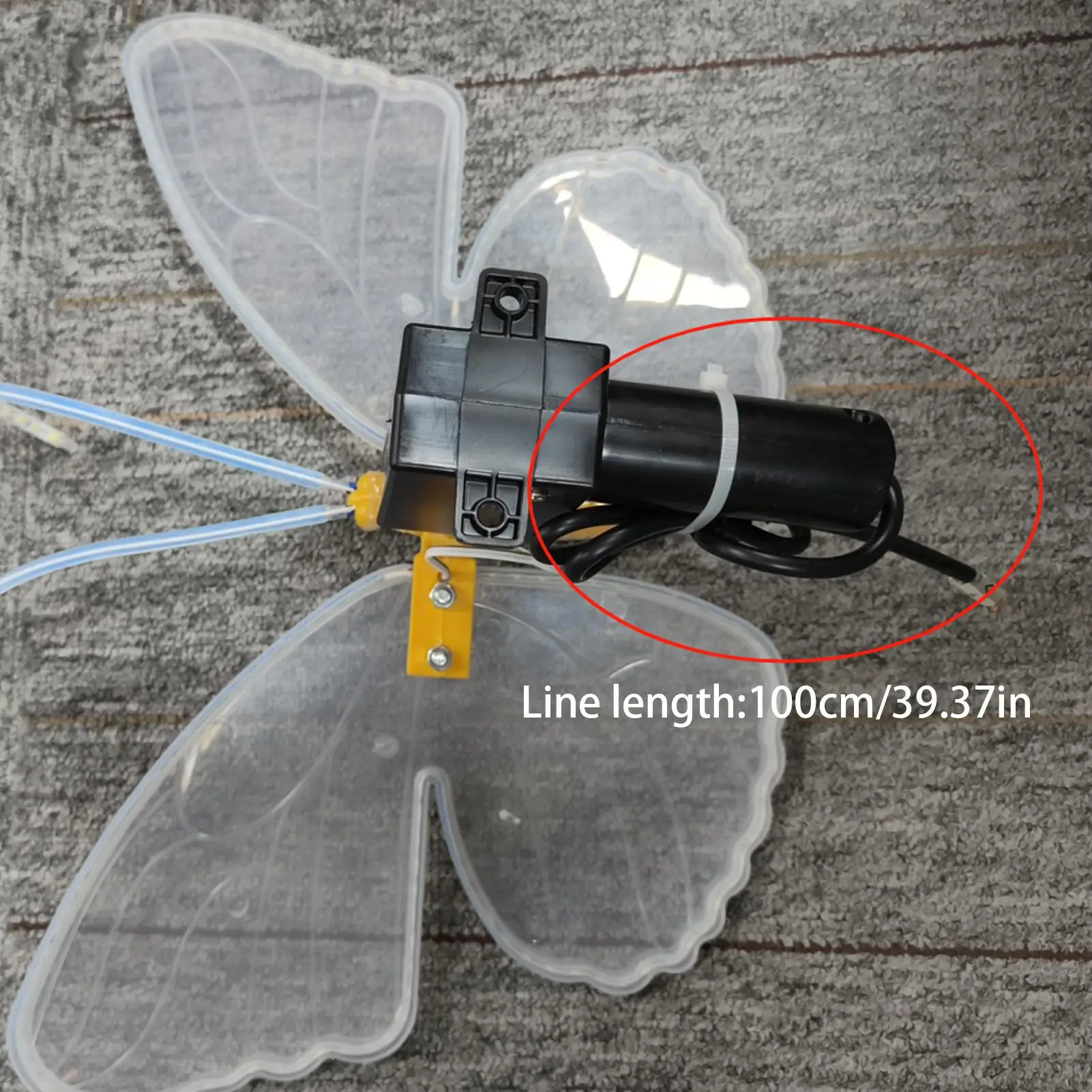 

40/60cm LED Outdoor Simulation Dynamic Static Butterfly Lights for Festival Home Decor Holiday Party DIY Decorations