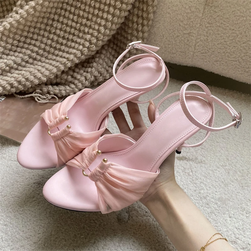 Eilyken satijnen geplooide dam - Street Fashion Shoes recensie en prijs