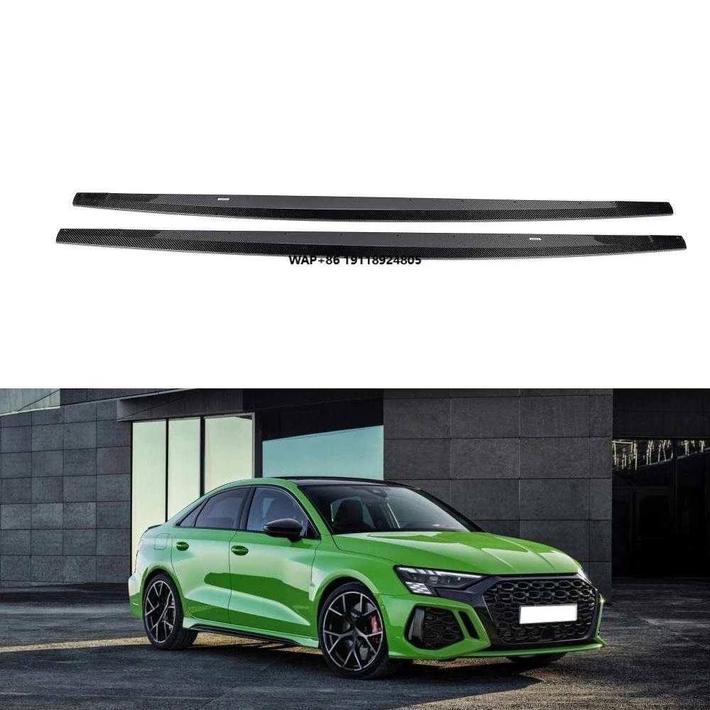 

Carbon Fiber Side Skirt for-Audi RS3 Sedan/Sportback 2021-2024