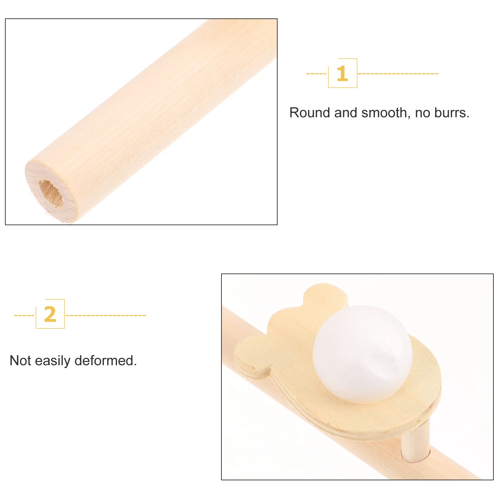 5 ชิ้นไม้ Ball Blower ของเล่นเด็กท่อ Blowpipe ลอยเป่าเกม Hand Eye Coordination Balance ความสามารถกีฬาปาร์ตี้ครอบครัว