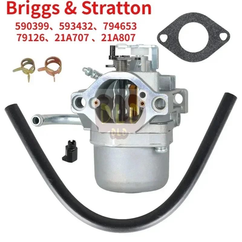 

590399 593432 794653 791266 Комплекты карбюраторов для двигателя Briggs & Stratton 21A972 21A977
